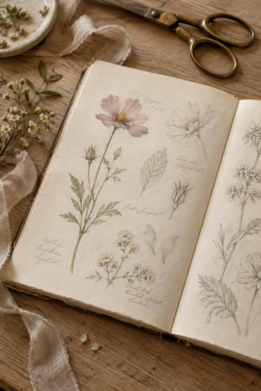 Carnet d’études botaniques et recherches florales